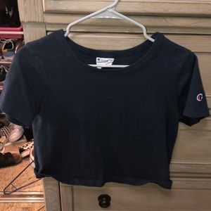 champion cropped t shirt